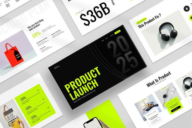 KPI/产品发布keynote模板 - 顶尖PPT