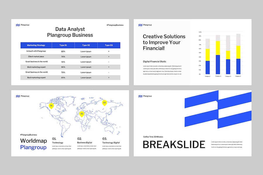 商业计划书项目策划融资演讲PPT模板 - 顶尖PPT