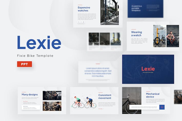 欧美简约风设计展示PPT模板 - 顶尖PPT