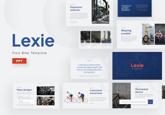 欧美简约风设计展示PPT模板 - 顶尖PPT