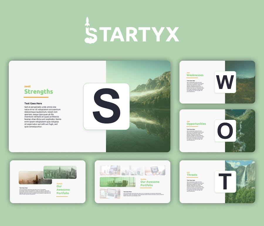 创业公司介绍展示PPT模板 - 顶尖PPT