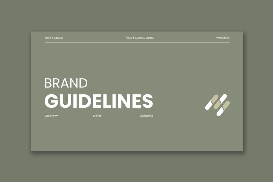 企业品牌视觉识别系统设计指南PPT模板 - 顶尖PPT