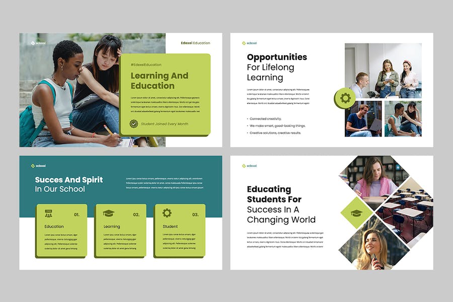 教育行业教学成果展示PPT模板 - 顶尖PPT