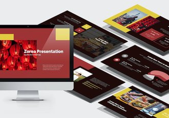 中国红传统文化中国新年习俗介绍宣传keynote模板 - 顶尖PPT