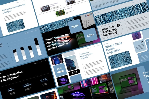 AI技术发展PPT模板 - 顶尖PPT