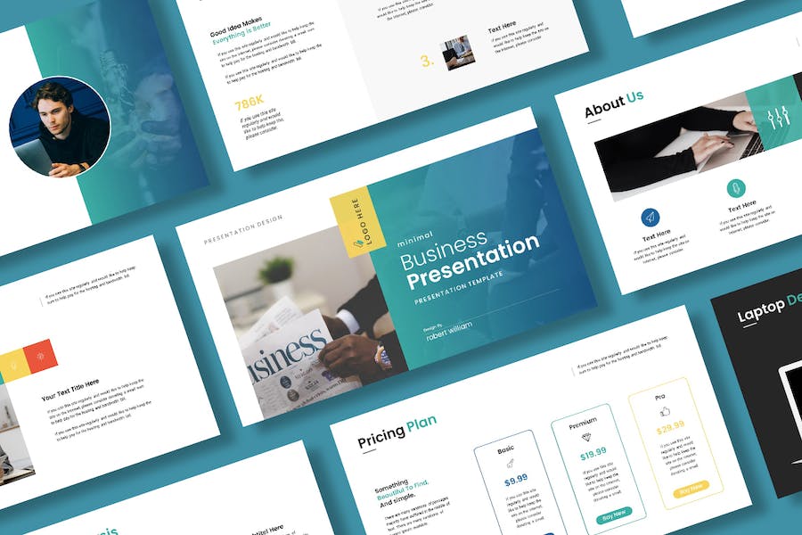 业务展示演示文稿Keynote模板 - 顶尖PPT