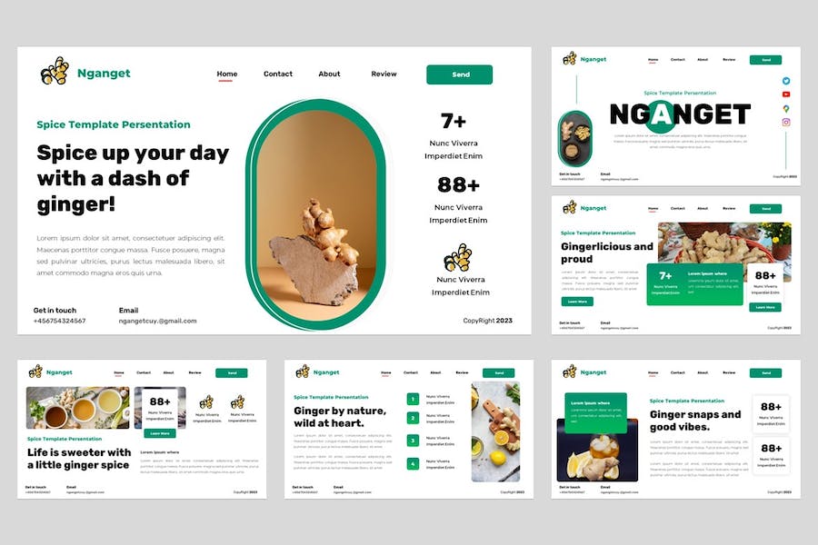 草本香料产品推介品牌讲述宣传方案Keynote模板 - 顶尖PPT