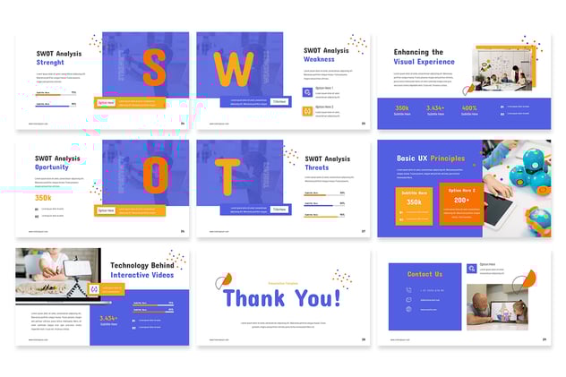 互动式在线课堂教育PPT模板 - 顶尖PPT
