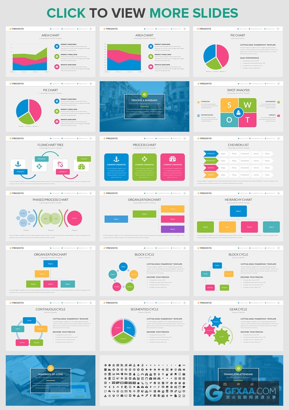 65页柱状图分析对比PPT模板 - 顶尖PPT