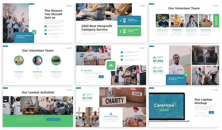 爱心公益慈善主题演讲keynote模板 - 顶尖PPT