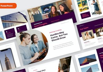 商务品牌推广营销策略方案PPT模板 - 顶尖PPT