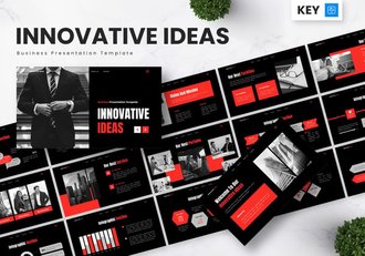 创新思维商业发展战略商务合作Keynote模板 - 顶尖PPT
