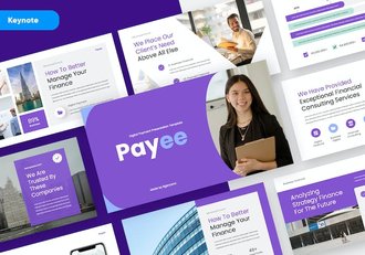 金融行业数字支付业务Keynote演示模板 - 顶尖PPT