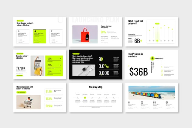 KPI/产品发布keynote模板 - 顶尖PPT