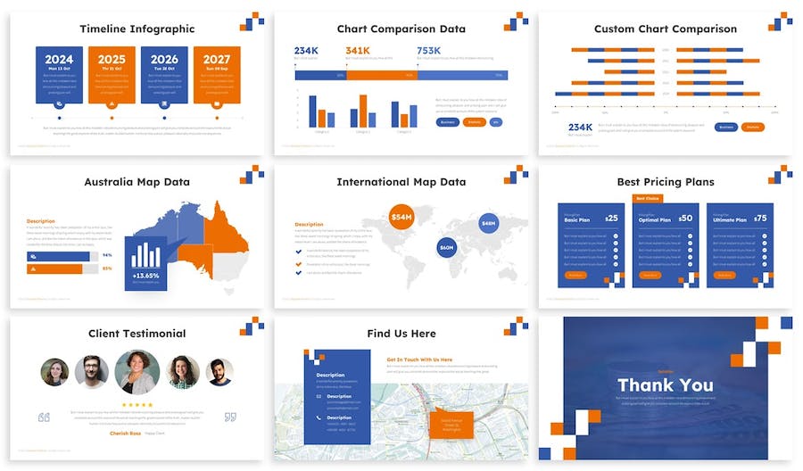 企业财务解决方案keynote模板 - 顶尖PPT