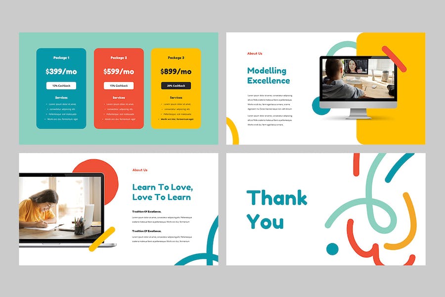 国外儿童教育学习Keynote模板 - 顶尖PPT