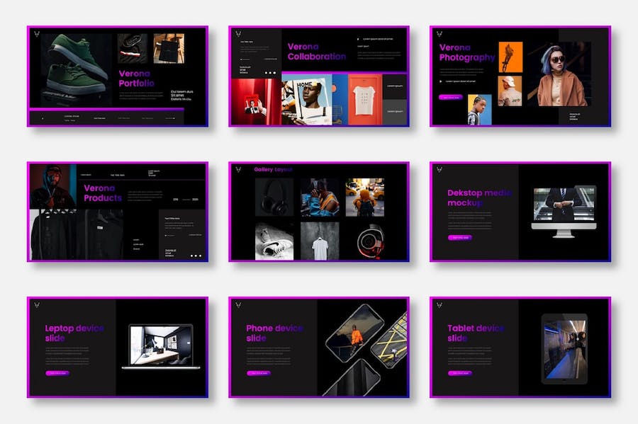 商务企业展示创新方案Keynote模板 - 顶尖PPT