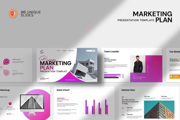 营销计划方案策略推广市场分析PPT模板 - 顶尖PPT