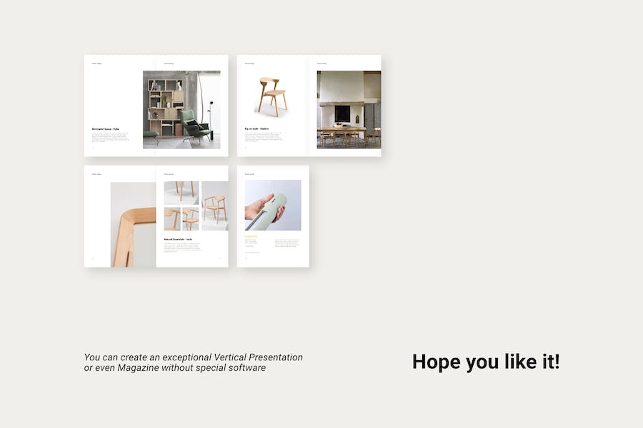 产品目录垂直展示商品介绍Keynote模板 - 顶尖PPT