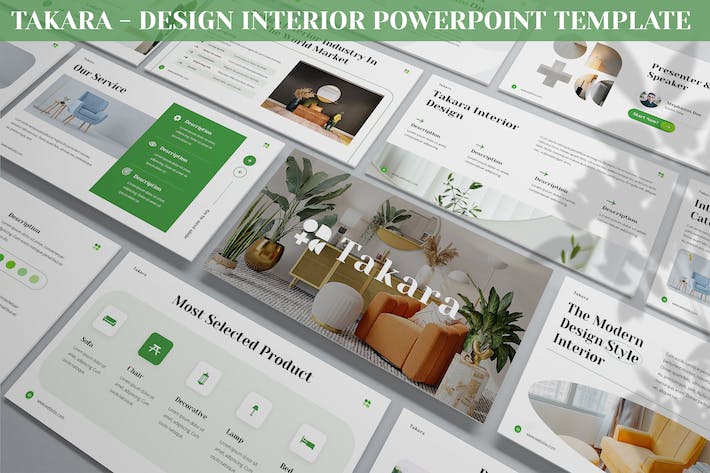 家装室内设计装修PPT模板 - 顶尖PPT