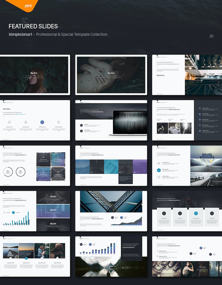 创意商业营销策划品牌展示多用途PPT模板 - 顶尖PPT