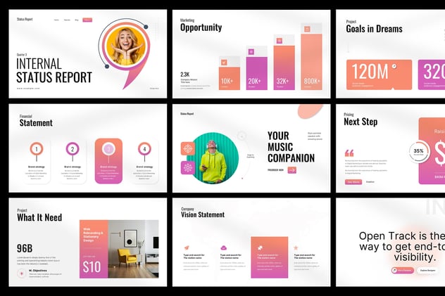 公司内部项目报告keynote模板 - 顶尖PPT