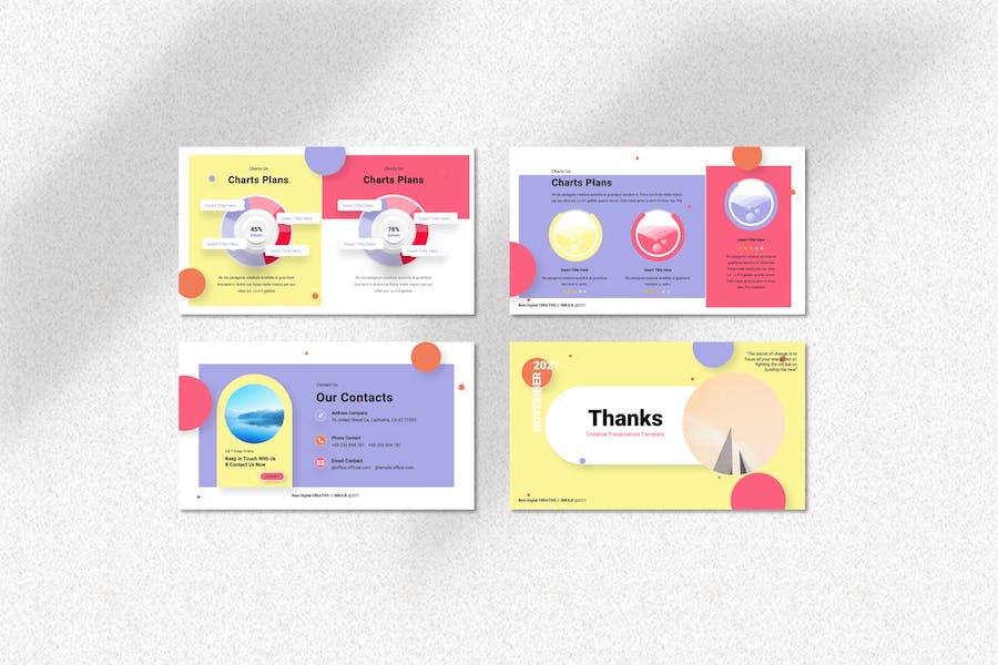 蓝精灵创意数码科技展示PPT模板 - 顶尖PPT