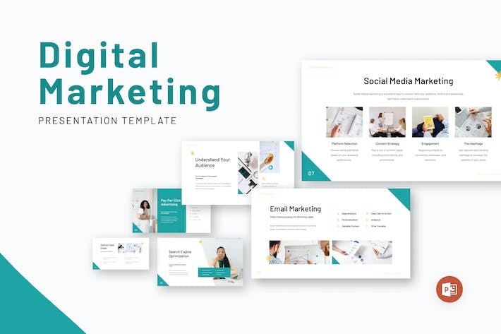 数字营销策略推广方案执行PPT模板 - 顶尖PPT