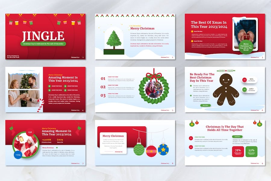 圣诞节主题演讲策划活动方案Keynote模板 - 顶尖PPT