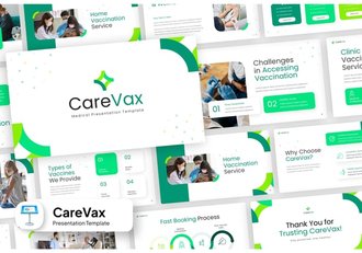 护理医疗疫苗接种keynote模板 - 顶尖PPT