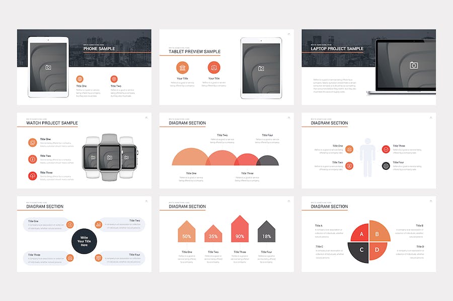 橙色大气企业项目合作商业计划工作总结商务通用keynote模板 - 顶尖PPT