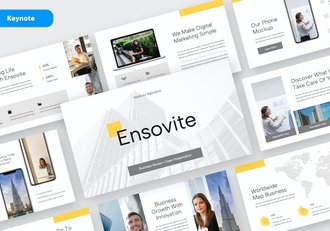 极简时尚风格keynote模板 - 顶尖PPT