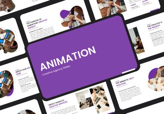 创意机构企业介绍动画PPT模板 - 顶尖PPT