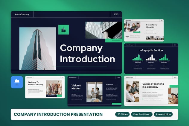 公司介绍keynote模板 - 顶尖PPT