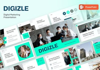 数字营销运营策略方案PPT模板 - 顶尖PPT