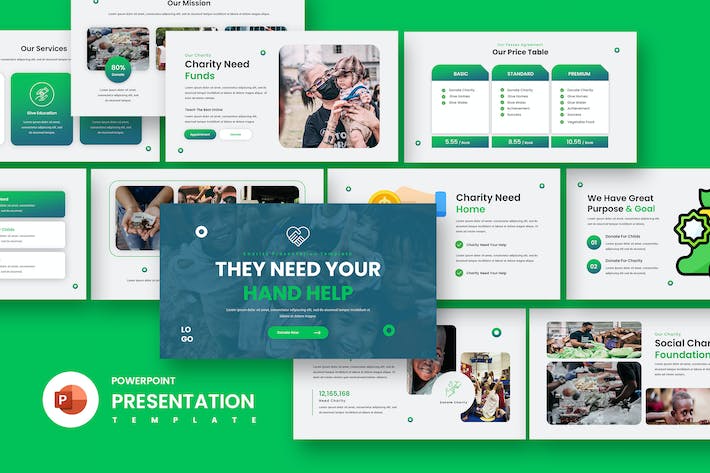 公益慈善行业PPT模板 - 顶尖PPT