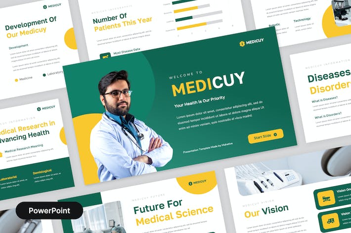 医学教育讲述演示方案PPT模板 - 顶尖PPT