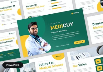 医学教育讲述演示方案PPT模板 - 顶尖PPT