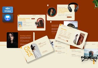 时尚讲述展示方案推介应用Keynote模板 - 顶尖PPT