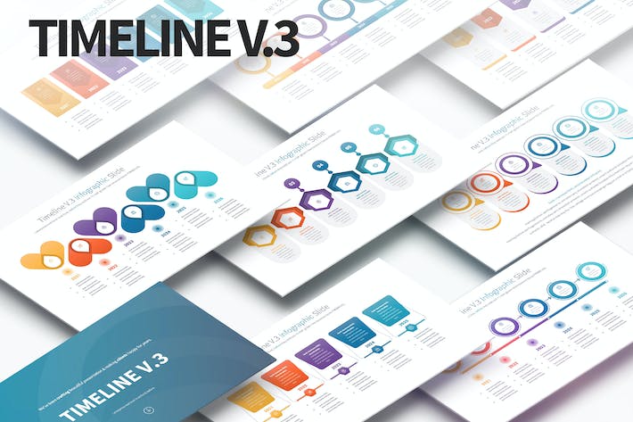 时间表信息图形图表PPT模板 - 顶尖PPT