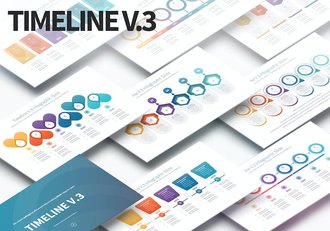 时间表信息图形图表PPT模板 - 顶尖PPT