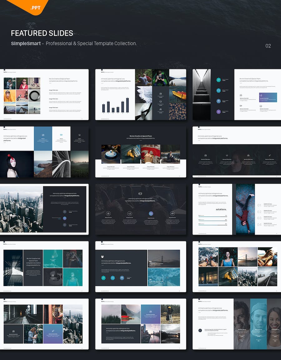 创意商业营销策划品牌展示多用途PPT模板 - 顶尖PPT