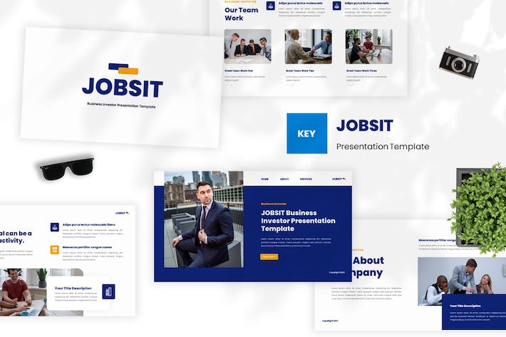 投资融资企业路演讲述Keynote模板 - 顶尖PPT