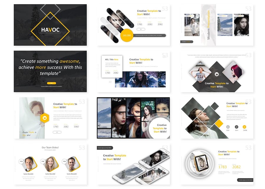 创意商业融资推介Keynote模板 - 顶尖PPT