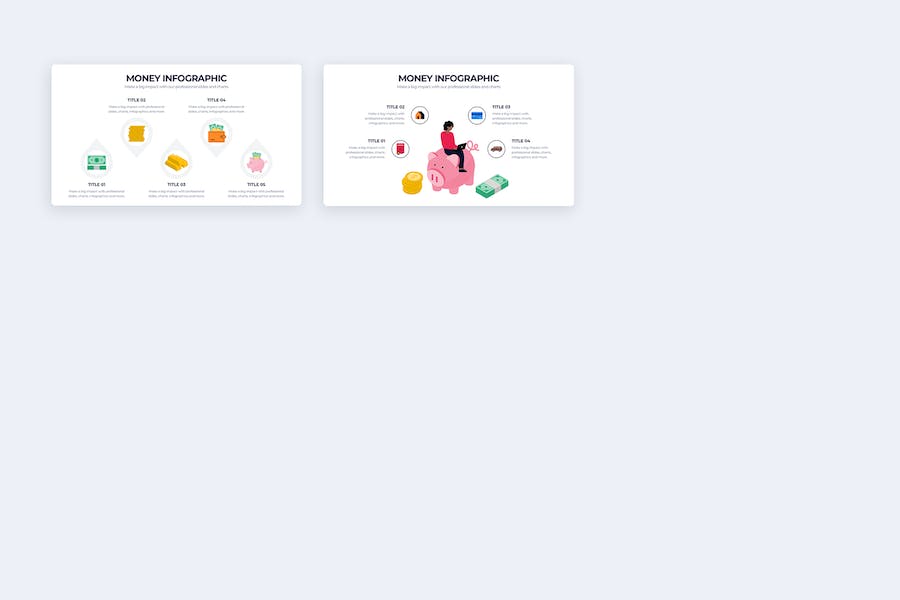 商业金融理财投资信息图表PPT模板 - 顶尖PPT