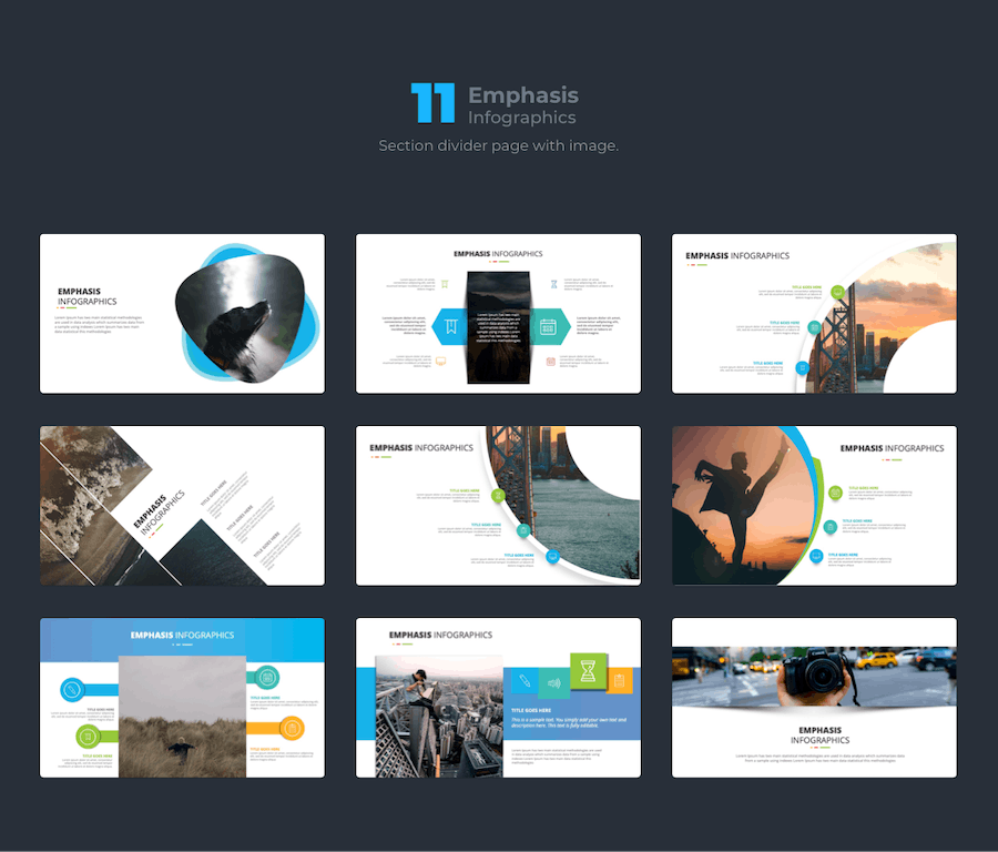 国外信息图表数据可视化高级PPT模板 - 顶尖PPT