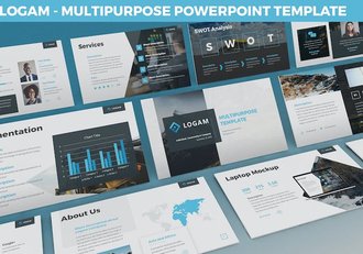 多用途商务办公通用PPT模板 - 顶尖PPT