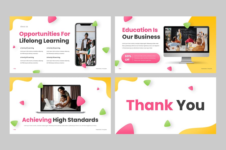 欧美儿童教育培训Keynote演讲模板 - 顶尖PPT