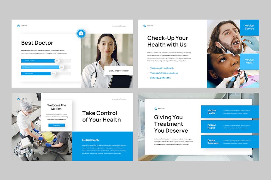 医用药品医疗领域专业展示PPT模板 - 顶尖PPT