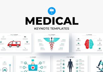 医疗健康诊疗服务专业推介医学管理知识展示Keynote模板 - 顶尖PPT